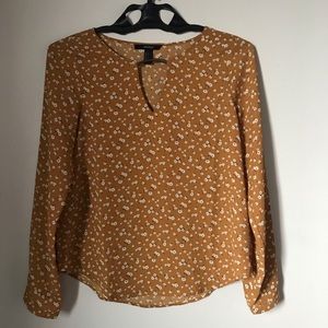 Forever 21 Mustard Yellow Blouse